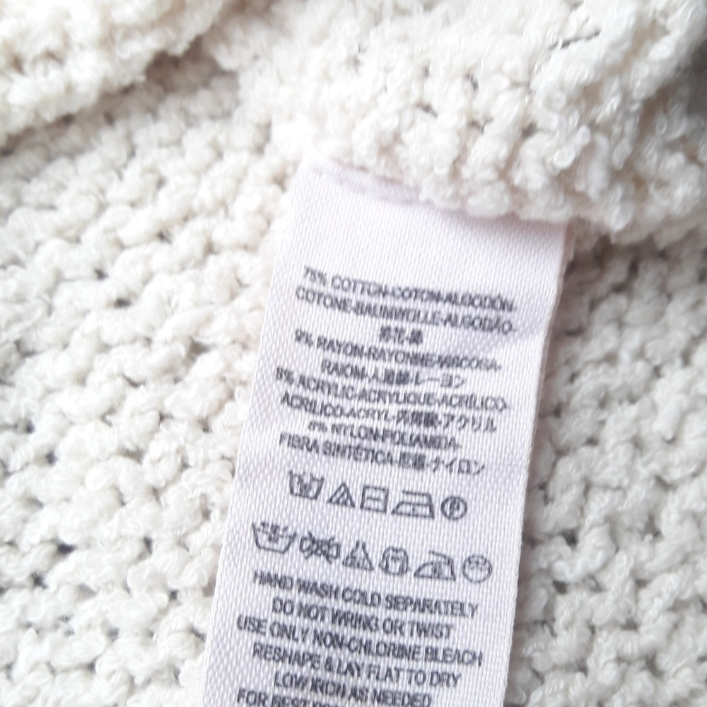 Free People knit racer back tank white and pink xs - Picture 8 of 8